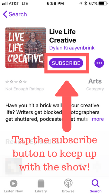 05 Tap the subscribe button to keep up with the show!