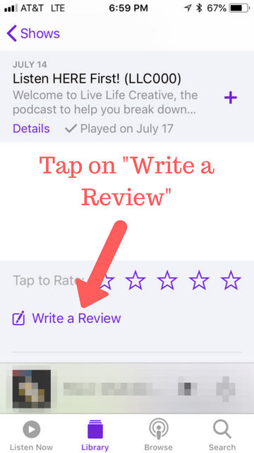 08 Tap on _Write a Review_